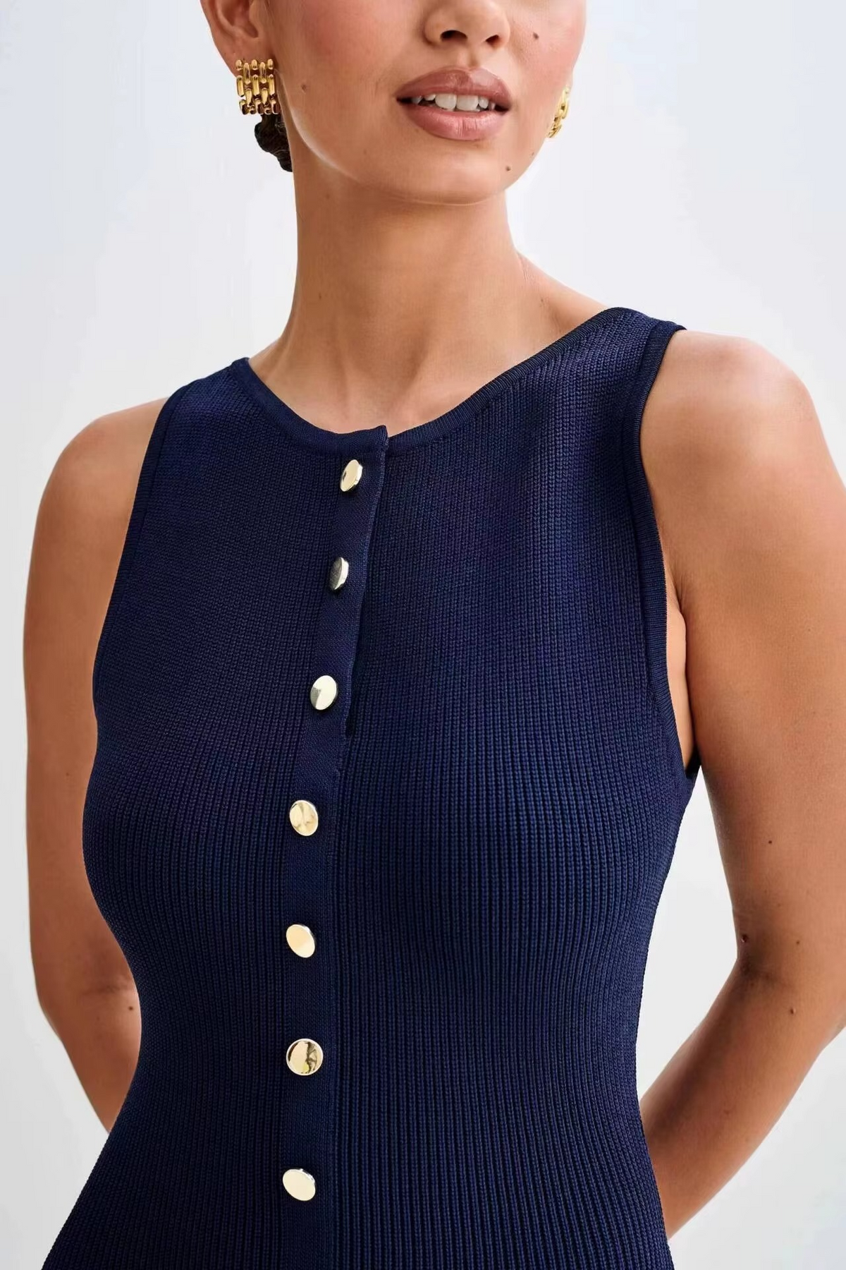 Alice  | Robe midi sans manches
